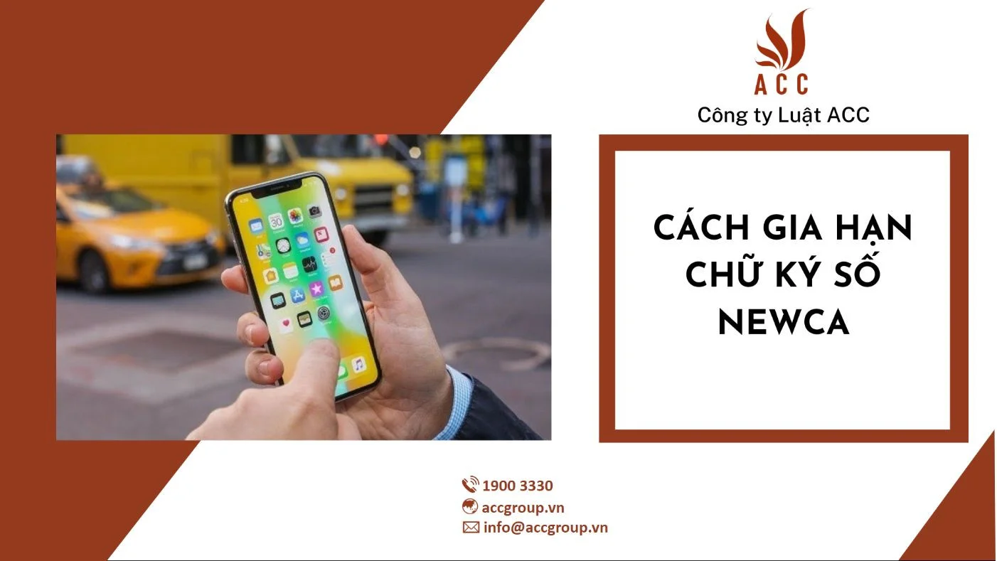 Cách gia hạn chữ ký số NewCA