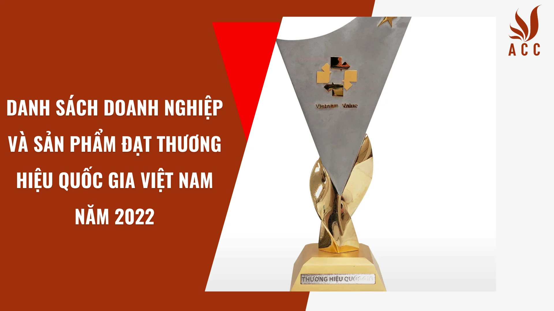 Danh sách doanh nghiệp và sản phẩm đạt Thương hiệu quốc gia Việt Nam năm 2022