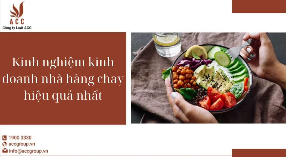 Kinh nghiệm kinh doanh nhà hàng chay hiệu quả nhất