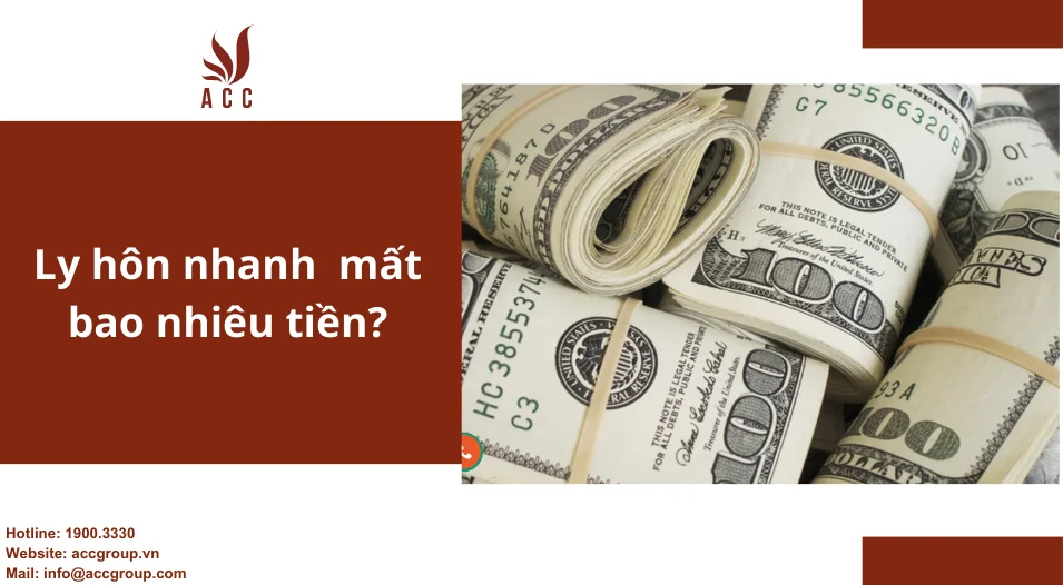 Ly hôn nhanh mất bao nhiêu tiền?
