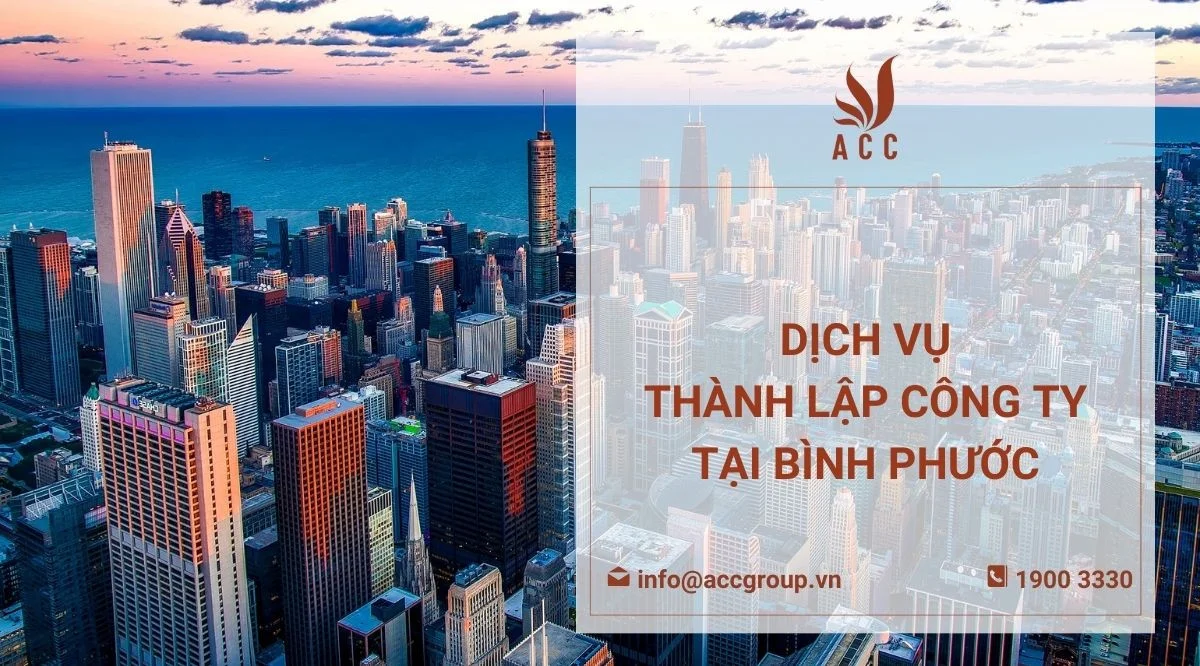 Dịch vụ thành lập công ty tại Bình Phước