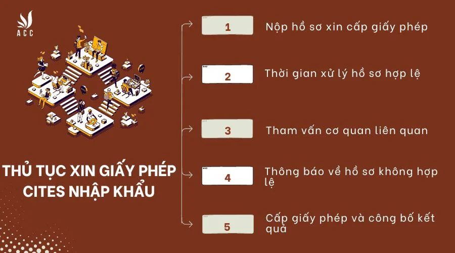 Thủ tục xin giấy phép CITES nhập khẩu