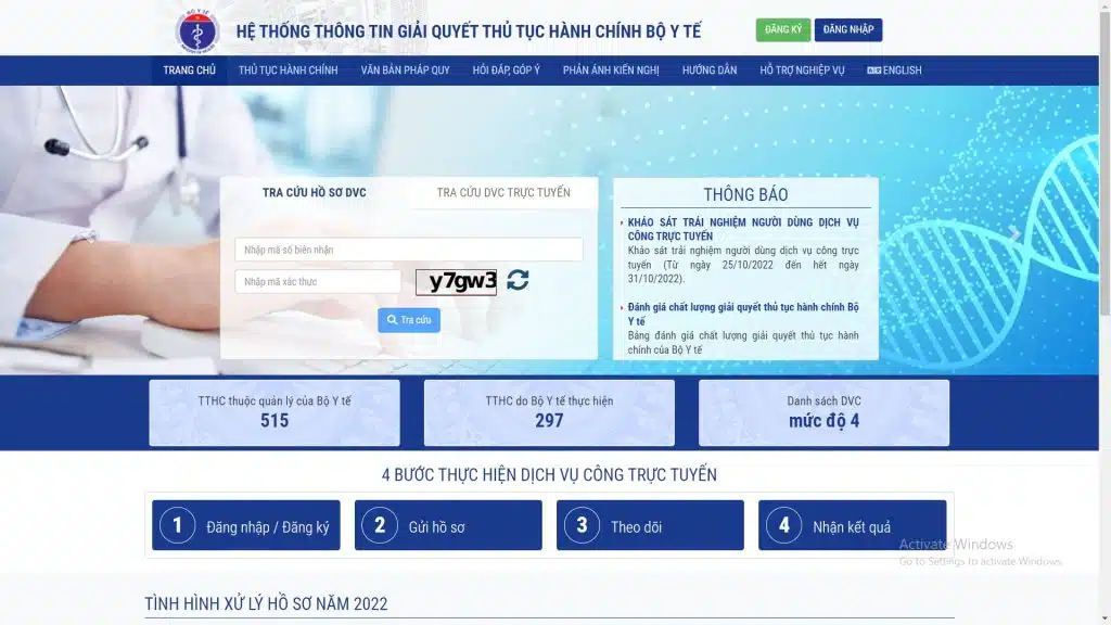 Tra cứu giấy phép nhập khẩu thiết bị y tế