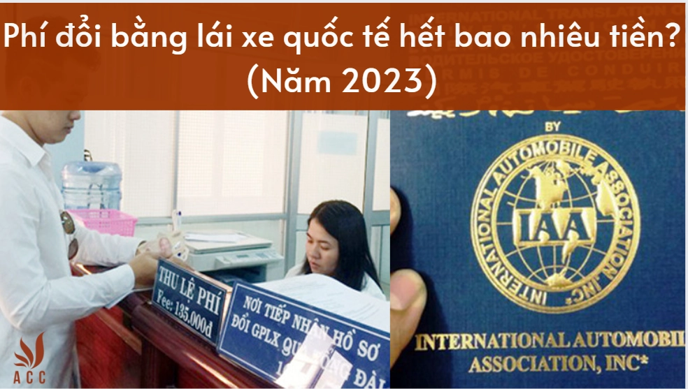 Phí đổi bằng lái xe quốc tế hết bao nhiêu tiền? (Năm 2023)